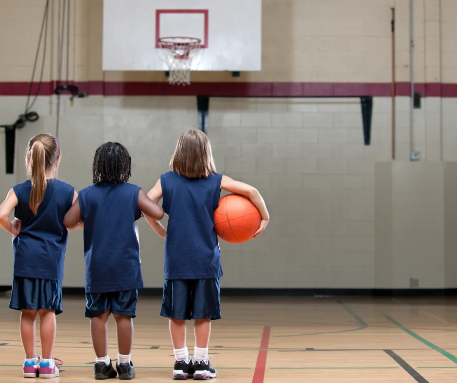 girls playing sports