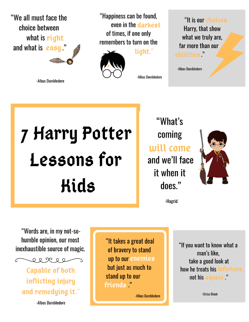 7 Timeless Harry Potter Quotes and Life Lessons for Kids - Simply ...