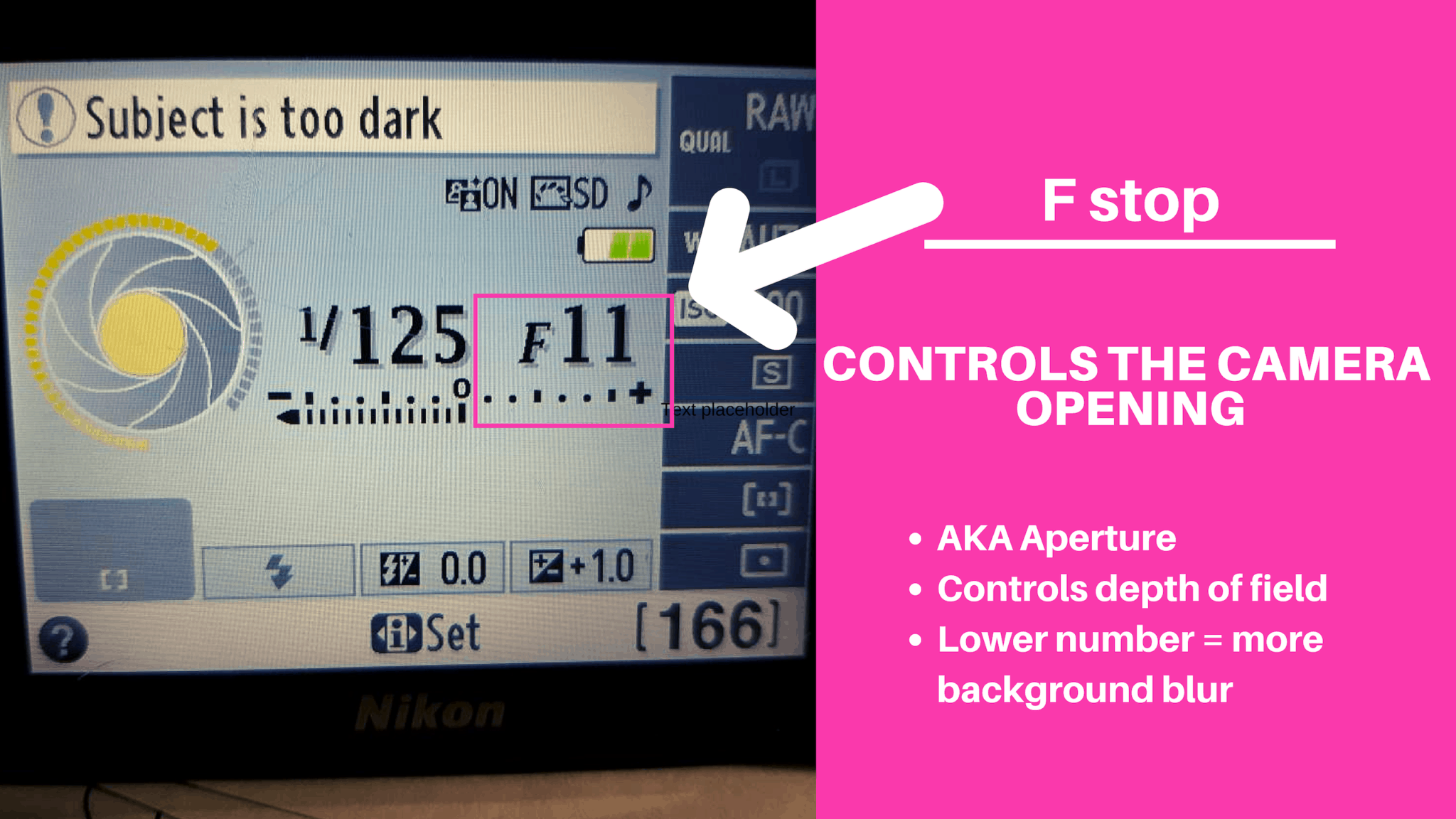 Photography For Beginners Understanding All of the Numbers and Letters