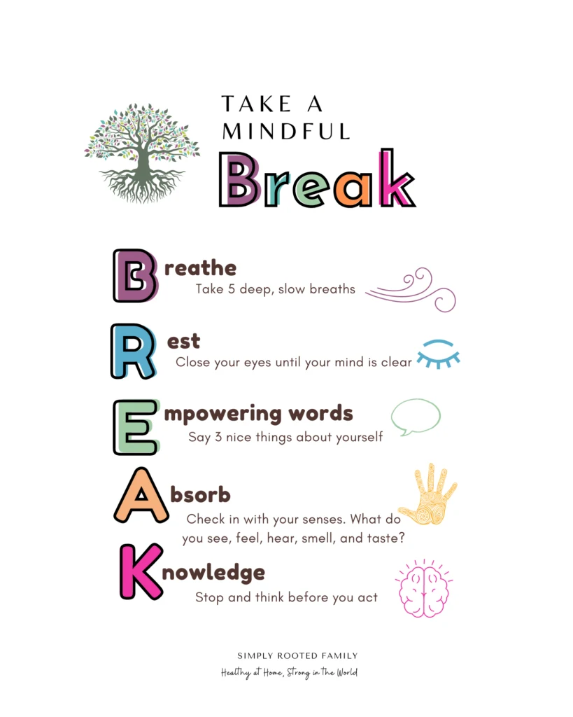 mindful break