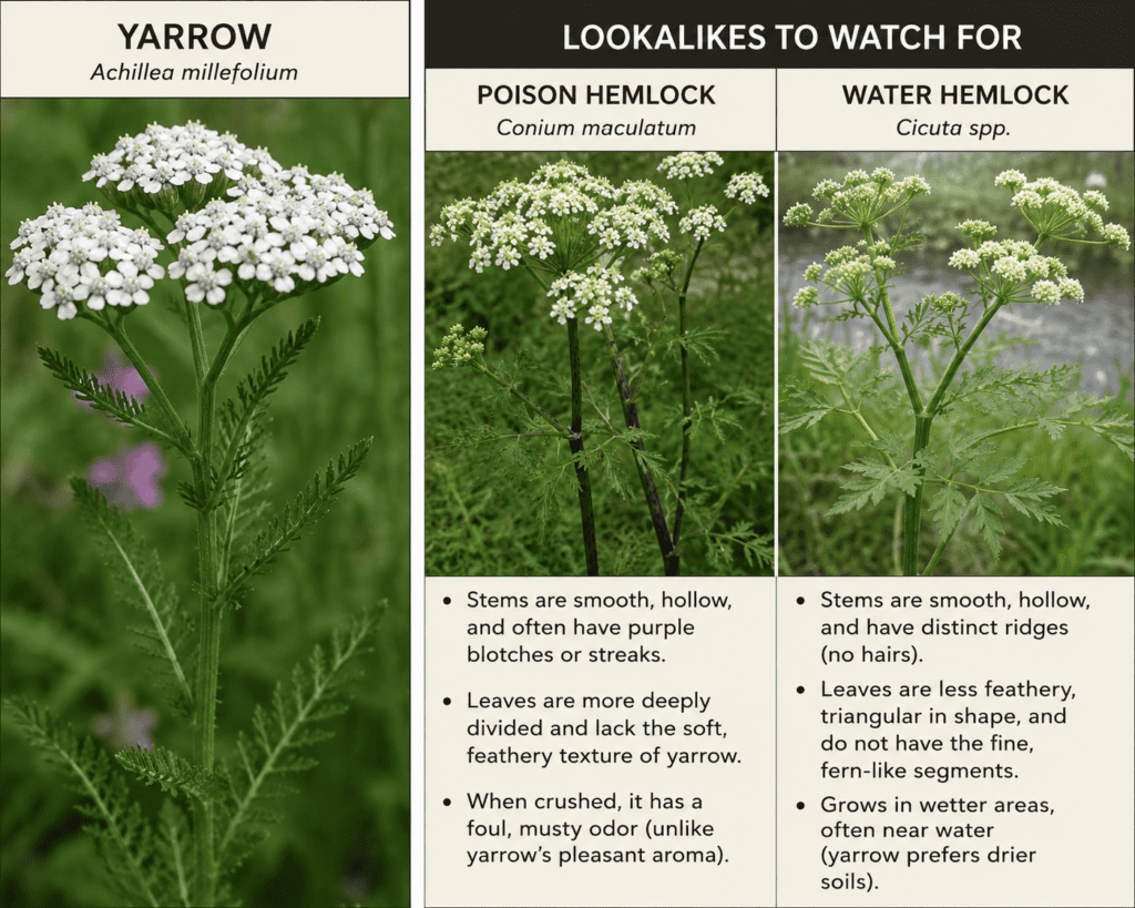 yarrow look alikes